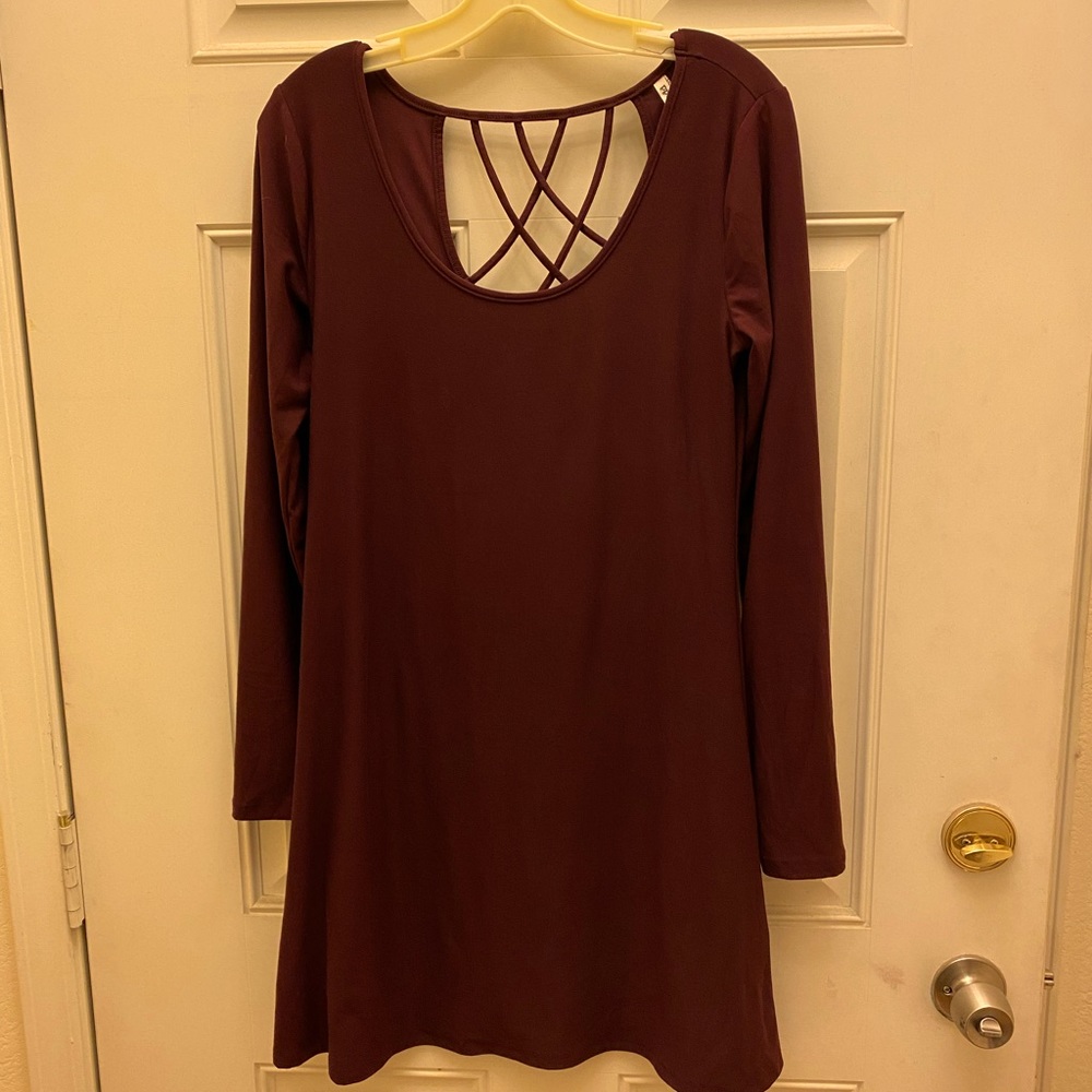 Mudd Burgundy Dress